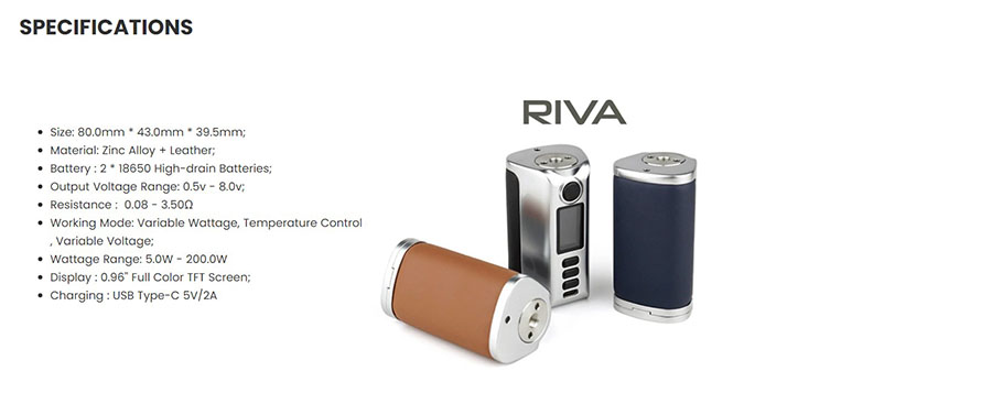 Dovpo Riva 200W Box Mod (www.e-smoke.sk)