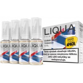 4-Pack Kubánska cigara LIQUA Elements E-Liquid