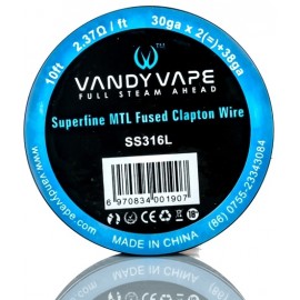 Vandy Vape SS316L Superfine MTL Fused Clapton