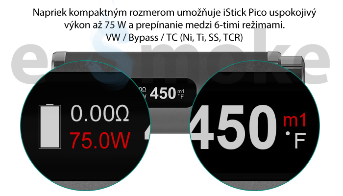 Eleaf-iSmoka iStick Pico 75W Full Grip (www.e-smoke.sk)
