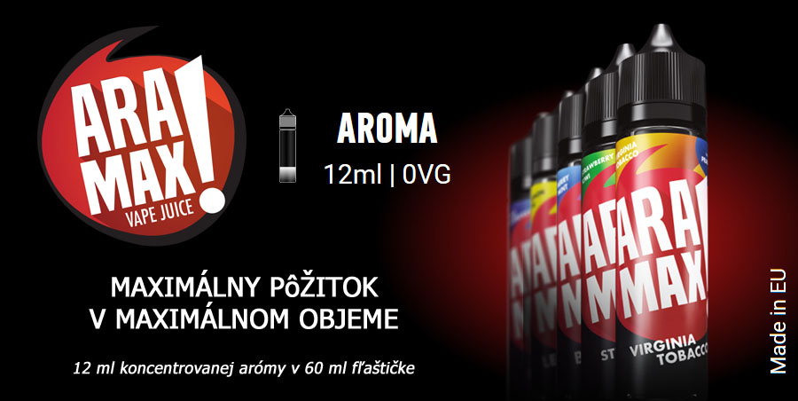 aramax longfill príchute v e-smoke vape shop (www.e-smoke.sk)