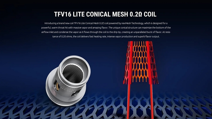 Smok TFV16 Lite Conical Mesh coil