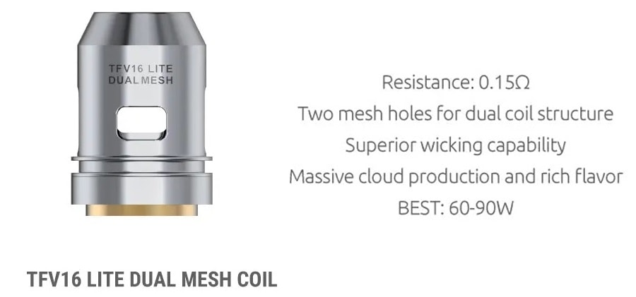 Smok TFV16 Lite Dual Mesh Coil 2
