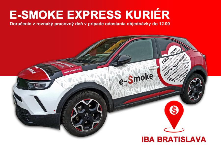 e-Smoke vape kurier Bratislava