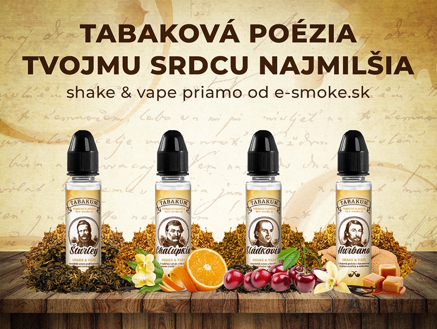 60 ml Hurbano Tabakum - 12 ml S&V (www.e-smoke.sk)