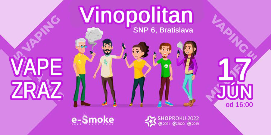 vape zraz Bratislava 2023 - esmoke vape shop (www.e-smoke.sk)